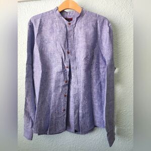 Untuckit shirt linen button down coastal minimalist shirt